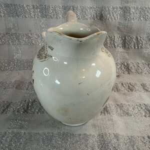 Warwick Pitcher, 7", White and Pink